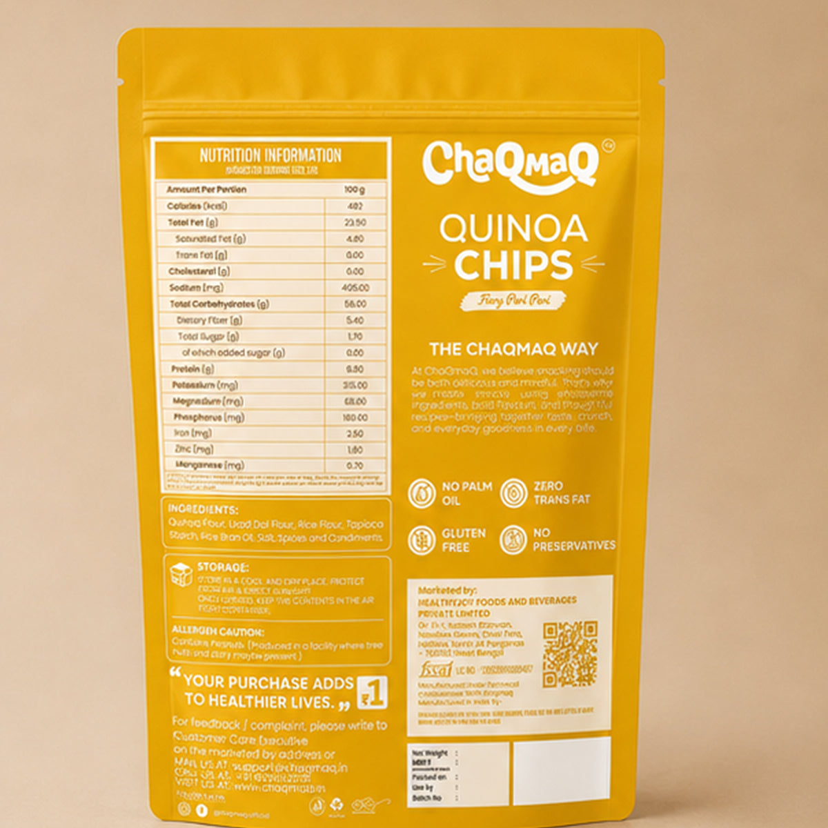 ChaQMaQ Quinoa Chips
