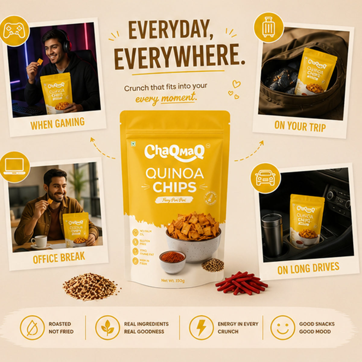 ChaQMaQ Quinoa Chips