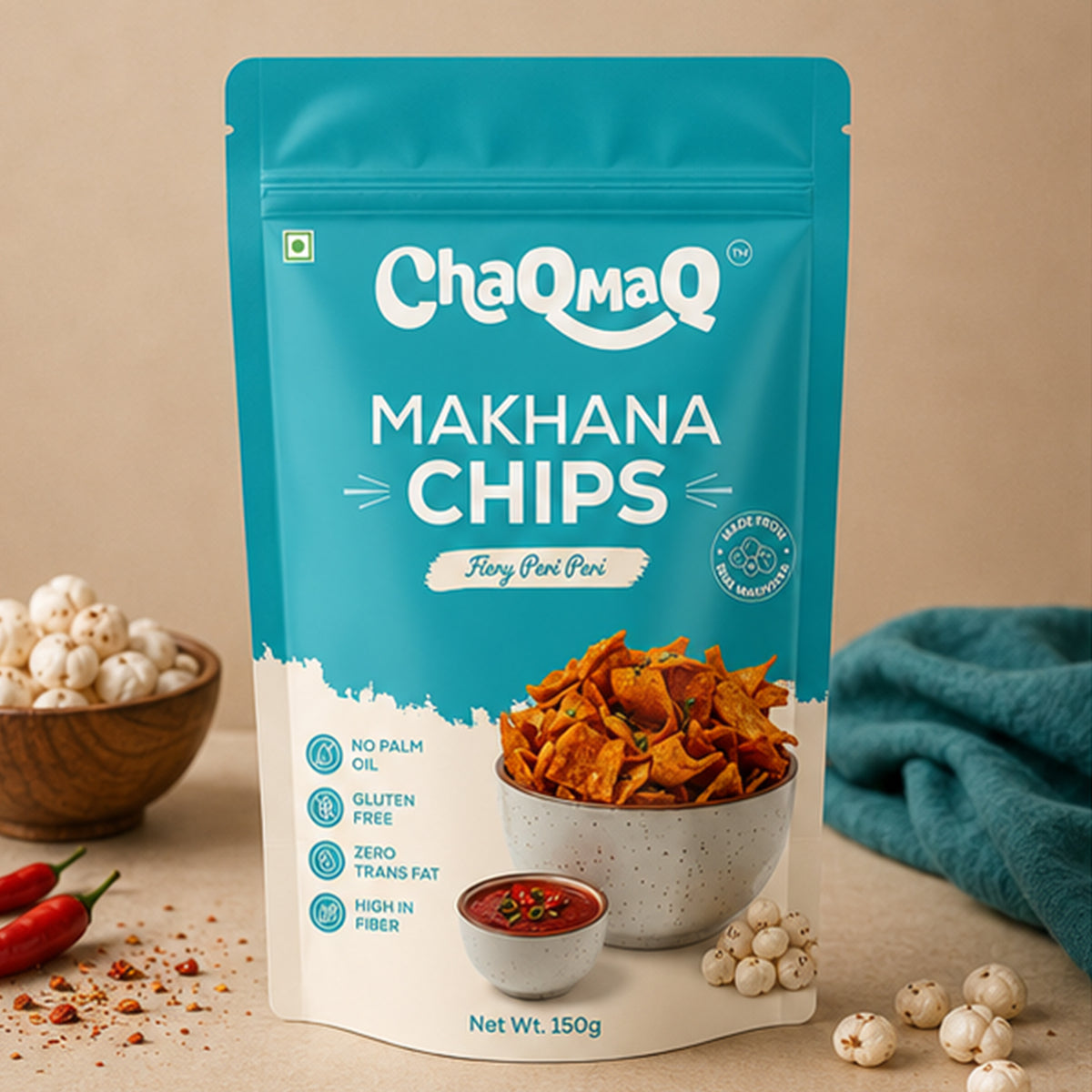ChaQMaQ Makhana Chips