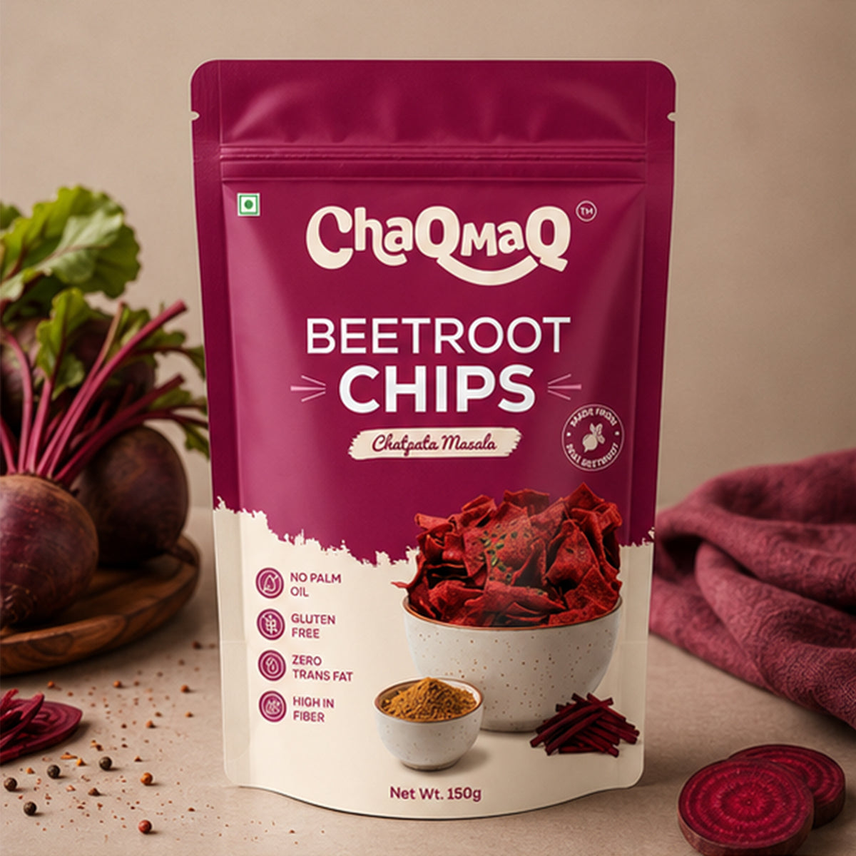 ChaQMaQ Beetroot Chips