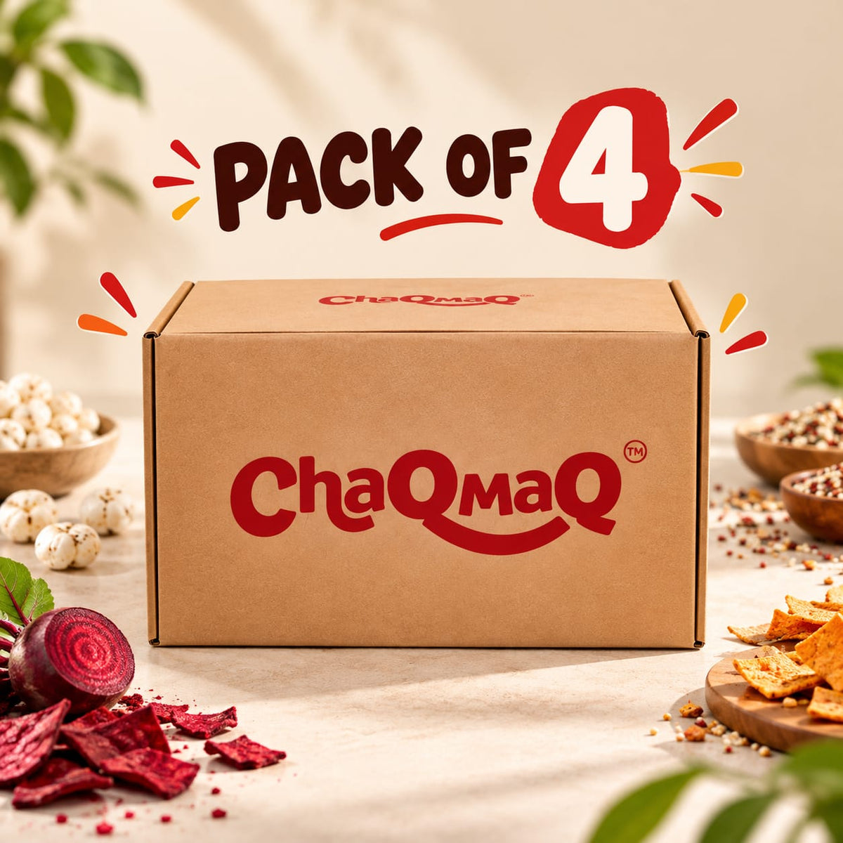 ChaQMaQ Pack Of 4 Combo