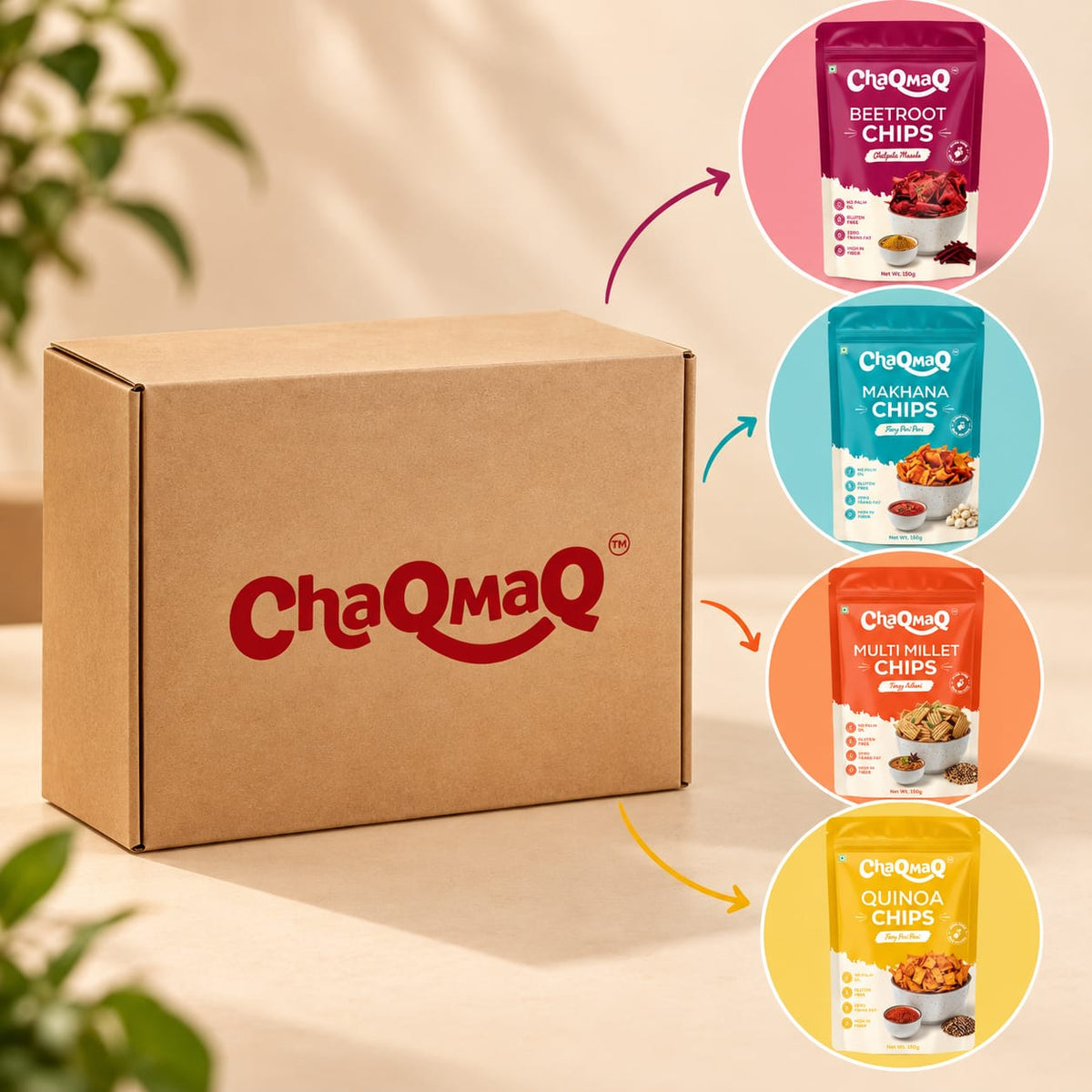 ChaQMaQ Pack Of 4 Combo