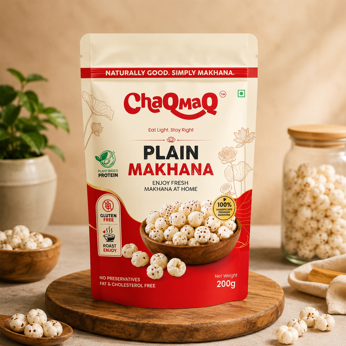 Plain Makhana-Phool Handpicked